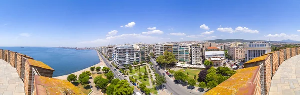 View of Thessaloniki from the famous White Tower, Greece — Stock Photo, Image