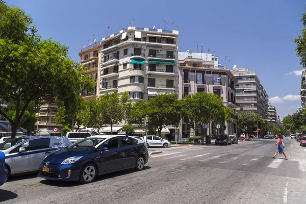 Straatmening en stedelijke architectuur in Thessaloniki — Stockfoto