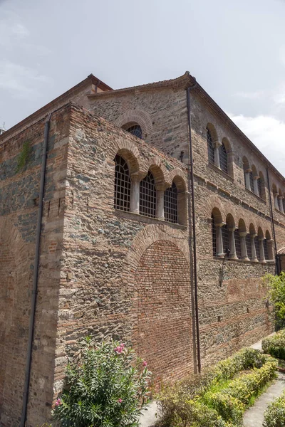 Vista esterna del chuch byzantine di Acheiropoietos a Thessa — Foto Stock