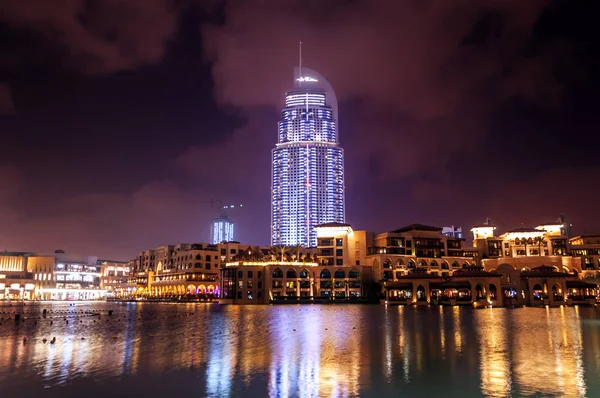 地址酒店夜景 — 图库照片