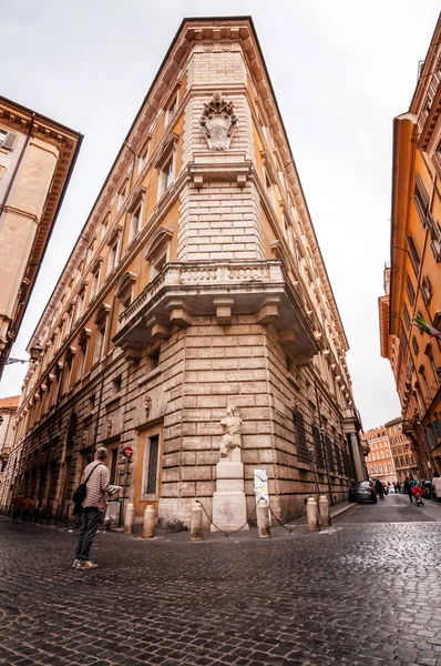 Cityscape e arquitetura genérica de Roma, o italiano capita — Fotografia de Stock