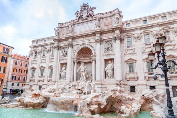 Trevi Fountain or Fontana di Trevi at Piazza Trevi, Rome Stock Image