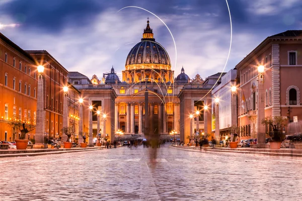 Szent Péter katedrális Vatikánvárosban, a katolikus Chris szíve — Stock Fotó