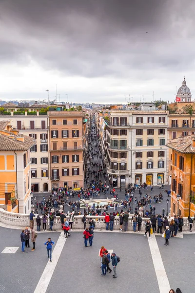 Piazza di Spagna, Roma, Italia — Foto Stock