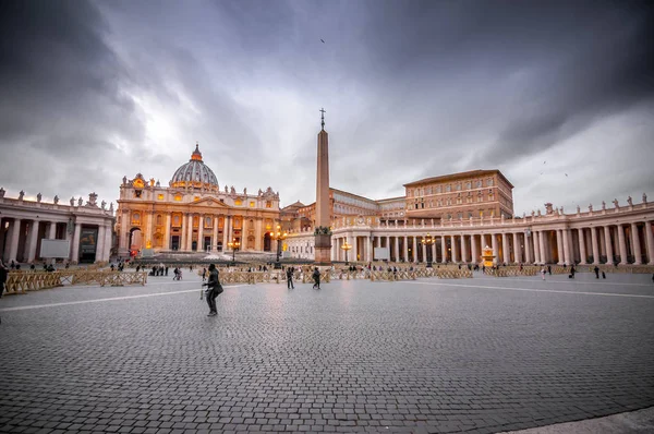 Vista da cidade do Vaticano, o coração do cristianismo católico — Fotografia de Stock