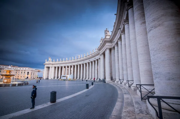Vista da cidade do Vaticano, o coração do cristianismo católico — Fotografia de Stock