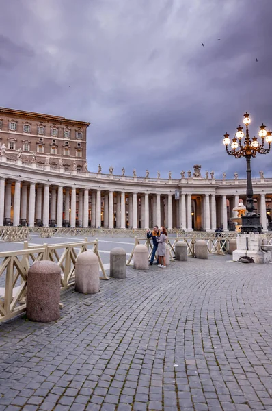 Vista da cidade do Vaticano, o coração do cristianismo católico — Fotografia de Stock