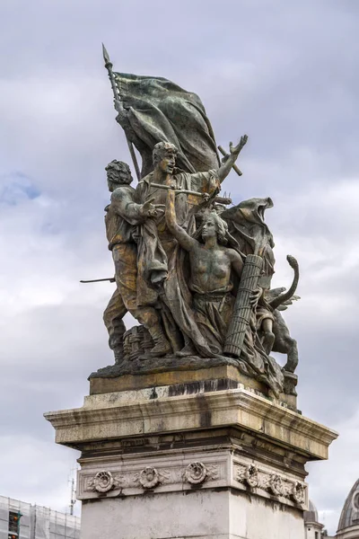 Il Vittoraino, monumento a Víctor Manuel, Roma —  Fotos de Stock