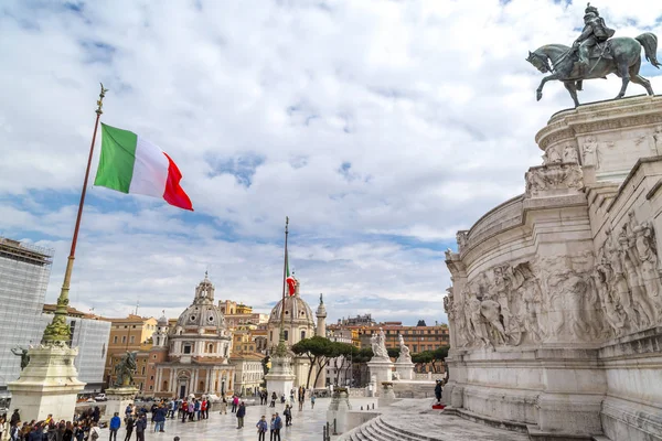 Il Vittoraino, monumento a Víctor Manuel, Roma — Foto de Stock