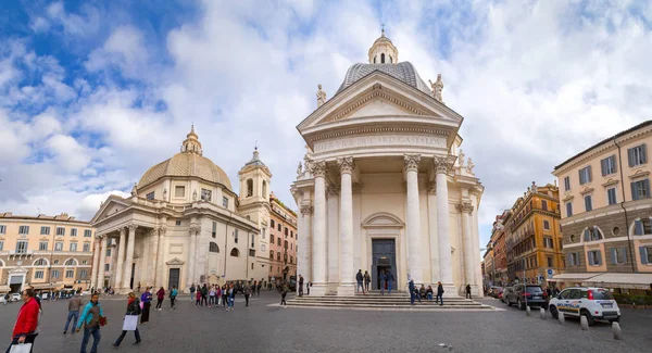 Piazza del popolo en roma, italia —  Fotos de Stock