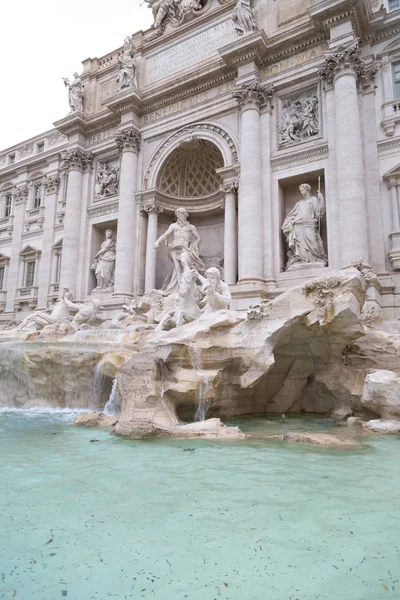 Trevi Fountain or Fontana di Trevi at Piazza Trevi, Rome — Stock Photo, Image