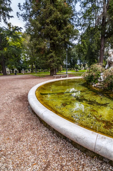 Villa borghese gärten in rom — Stockfoto