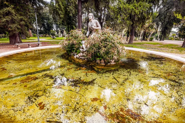 Villa Borghese Gardens in Rome — Stock Photo, Image