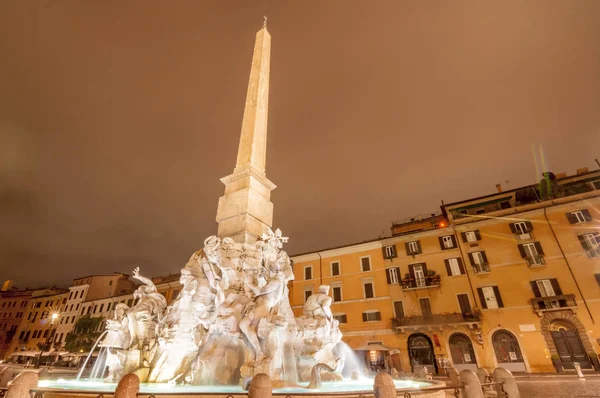 Navona square i Rom, Italien. — Stockfoto