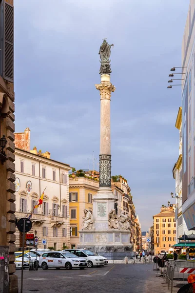 Colonna dell'Immacolata Concezione, Roma — Foto Stock