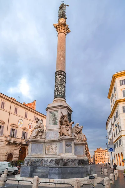 Coluna da Imaculada Conceição, Roma — Fotografia de Stock