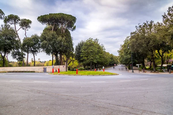 Tuinen van Villa borghese in rome — Stockfoto