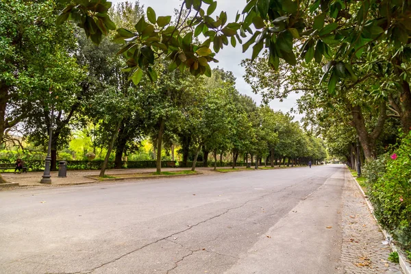 Villa borghese zahrady v Římě — Stock fotografie