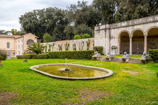 Villa Borghese Gardens in Rome