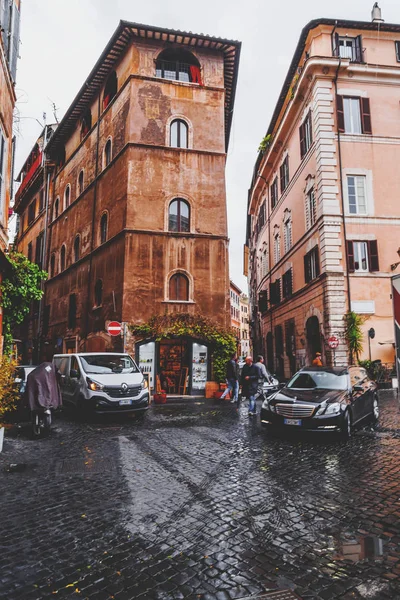 Roma 'dan şehir manzarası ve genel mimari, İtalyan capita — Stok fotoğraf