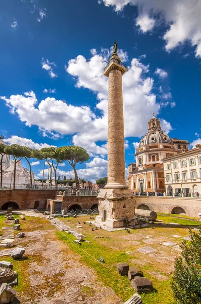 Rzymskie Forum, widok z Capitolium Hill w Rzymie — Zdjęcie stockowe