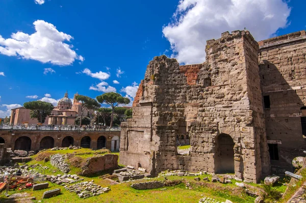 Roman Forum, uitzicht vanaf Capitolium Hill in Rome — Stockfoto