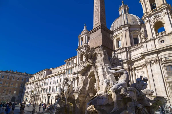 Plaza Navona en Roma, Italia . — Foto de Stock