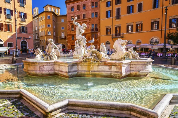 Place Navona à Rome, Italie . — Photo