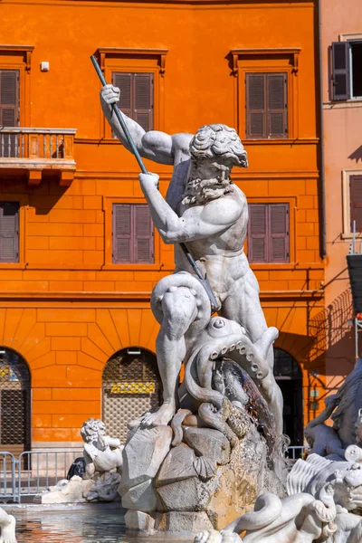 Plaza Navona en Roma, Italia . —  Fotos de Stock