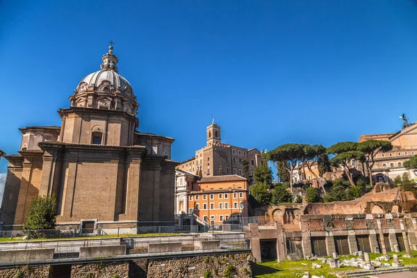 Forum romain, vue depuis la colline du Capitolium à Rome — Photo