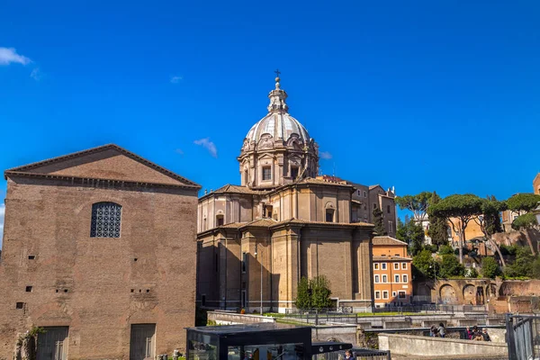 Foro Romano, veduta dal Campidoglio di Roma — Foto Stock