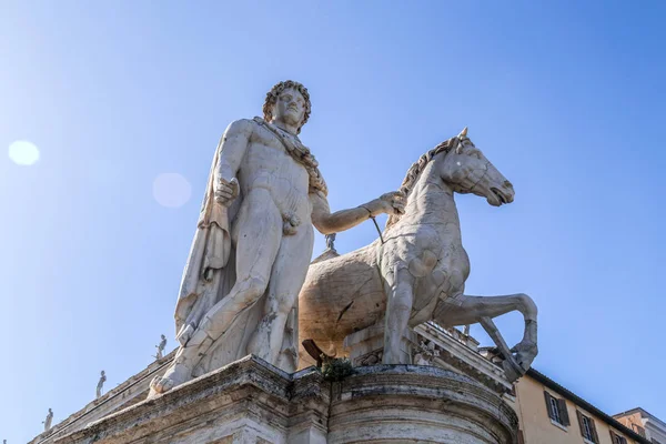 Piazza Campidoglio en la colina Capitolina en Roma —  Fotos de Stock