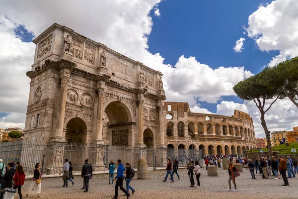 Foro Romano, l'Arco di Costantino — Foto Stock