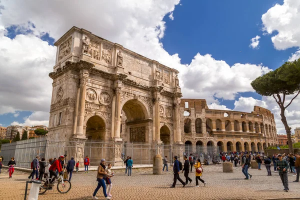 Foro Romano, el Arco de Constantino — Foto de Stock