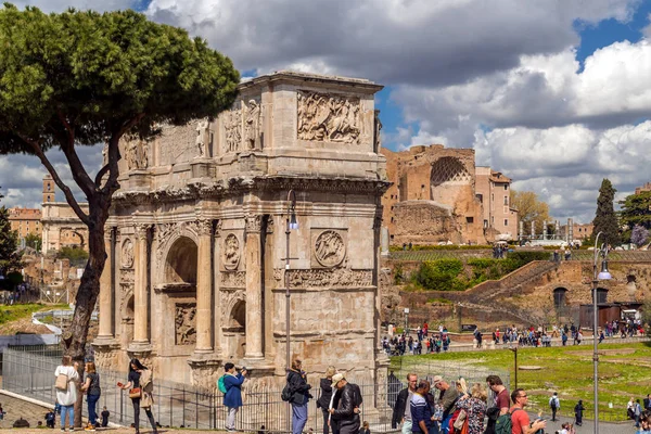 Foro Romano, l'Arco di Costantino — Foto Stock