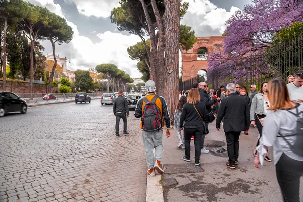 Cityscape e arquitetura genérica de Roma, o italiano capita — Fotografia de Stock