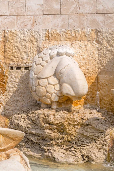 Zodiac fountain in Jaffa, Israel — Stock Photo, Image