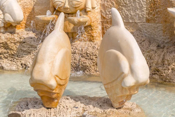 Zodiac fountain in Jaffa, Israel — Stock Photo, Image