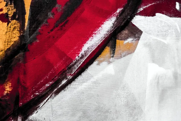 Fragment uit geschilderde canvas textuur — Stockfoto