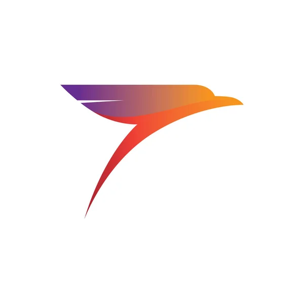 Gestileerde vogel pictogram ontwerpelement — Stockvector