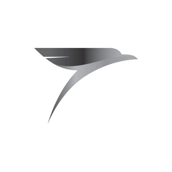 Stilize kuş simgesi tasarım elemanı — Stok Vektör