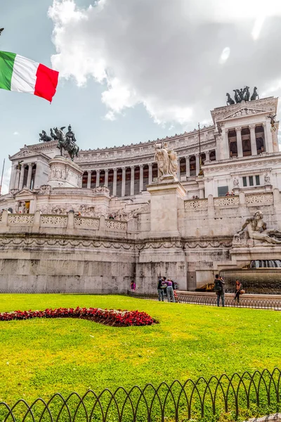 Il Vittoraino, monumento a Vittorio Emanuele, Roma — Foto Stock
