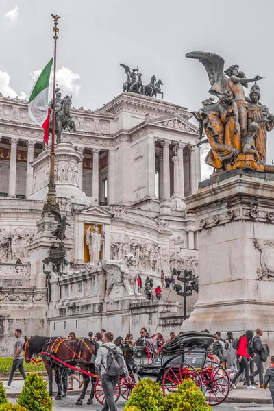 Il Vittoraino, Denkmal für Viktor Emmanuel, Rom — Stockfoto