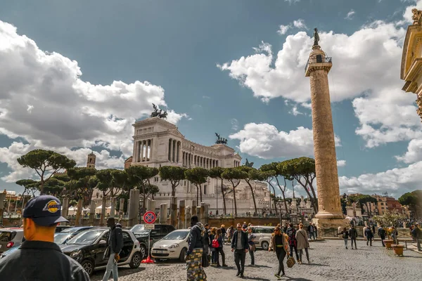 Il Vittoraino, monumento a Víctor Manuel, Roma — Foto de Stock
