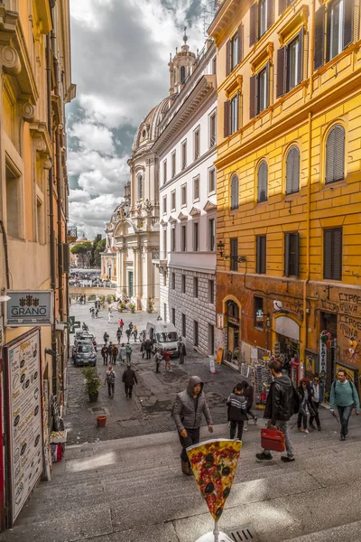 이탈리아인 인 로마의 도시 경관과 일반 건축 양식 — 스톡 사진