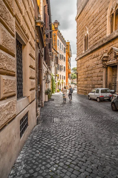 Paysage urbain et architecture générique de Rome, la population italienne — Photo