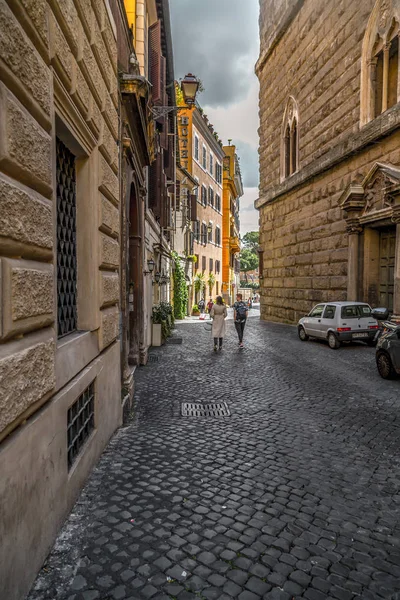 Cityscape e arquitetura genérica de Roma, o italiano capita — Fotografia de Stock