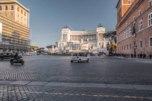 Il Vittoraino, Victor Emmanuel anıtı, Roma — Stok fotoğraf