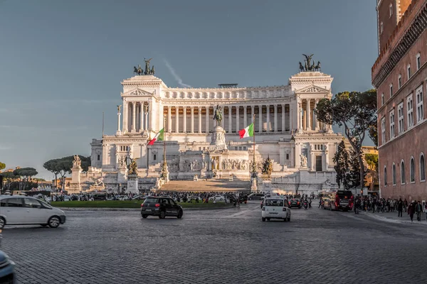 Il Vittoraino, Памятник Виктору Эммануилу, Рим — стоковое фото