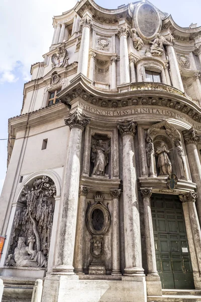 Quattro Fontane yoluyla, Roma — Stok fotoğraf